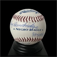 Negro League Signed Baseball w/ 6 Autographs