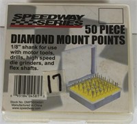 Speedway Series 50 Piece Diamond Mount Points 1/8"