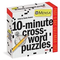 Mensa 10-Minute Crossword Puzzles Page-A-Day Calen