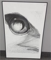 Signed Slats Fairbanks #172/300 "Eagle Eye" litho