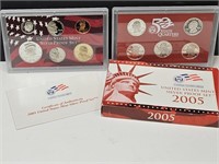 2005  US Mint  Silver Proof Set Coins