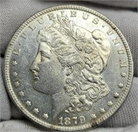 1879-S 2nd Reverse Morgan Silver Dollar Unc.