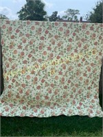 Nice floral print quilt