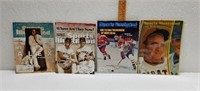 Lot of 4 Sports Illustrated Magazines