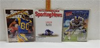 2 Signed Vintage Sports magazines-