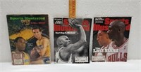 3 Vintage Sports Illustrated - one is signed,