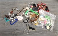 Variety of Key Chains and Pins
