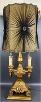 Large Heavy Built Very Ornate Lamp
