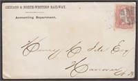Chicago & North-Western Railway official envelope
