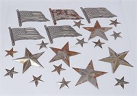 Metal Stamping Pressed Stamped Steel Flags & Stars