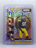 TJ Watt 2023 Prizm Silver Disco Insert