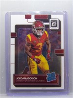 Jordan Addison 2023 Optic Draft Rookie