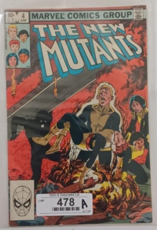 New Mutants #4 Comic Book