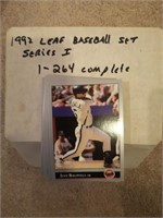 1992 Leaf baseball set series 1 complete
