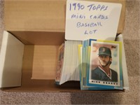 1990 Topps baseball mini Card Lot