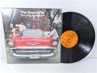 GUC The Guess Who "So Long Bannatyne" Vinyl Record