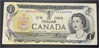 1973 Bank of Canada $1 Bank Note