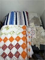 Crocheted coverings, Needlepoint pillow cases
