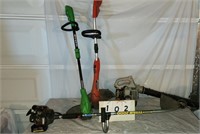 Power Yard Care Lot, 2 Electric Weed Whackers -