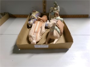 Partial nativity and religious ceramics