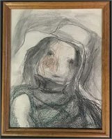 Katherine Langley ANABELLE Charcoal Signed 98
