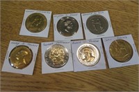 7 Presidential Commemorative Coin Tokens