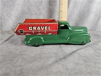 MARX GRAVEL SAND TIN TOY DUMP TRUCK