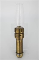 Antique Brass Railroad Torch Wall Sconce Oil Lamp