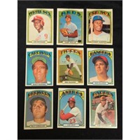 (250) 1972 Topps Baseball Cards