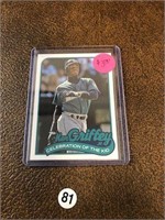 Baseball card Ken Griffey Jr. as pc in hard case