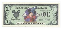 2001 Disney Dollars Mickey Mouse