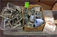 LOT OF NEW MISCELLANEOUS ELECTRICAL BOXES