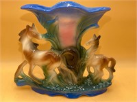 Regana Creations Porcelain Horse Vase