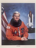 Astronaut John Casper signed photo