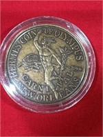 Hermes coin of Olympus carnival