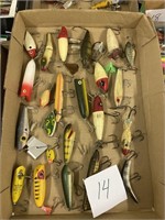 Mixed Lot Of fishing Lures wooden