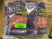 4ct Dingo Chicken Flavored Dog Munchy Stix