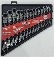 (CW) Milwaukee 15Pc. Metric Flex Head Ratcheting