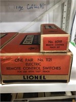 LIONEL REMOTE CONTROL SWITCHES