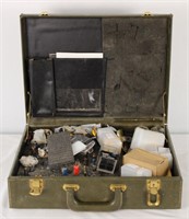 ROUTER BIT COLLECTION IN VTG BRIEFCASE