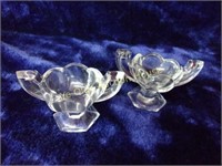 Pair of Glass Egg Cups