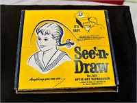 SEE-N-DRAW OPTIC ART REPRODUCTER IN BOX