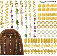 (New)80 Pcs Hair Jewelry for Braids, Jollidecor
