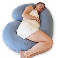 PharMeDoc Pregnancy Pillow for Sleeping, C Shaped