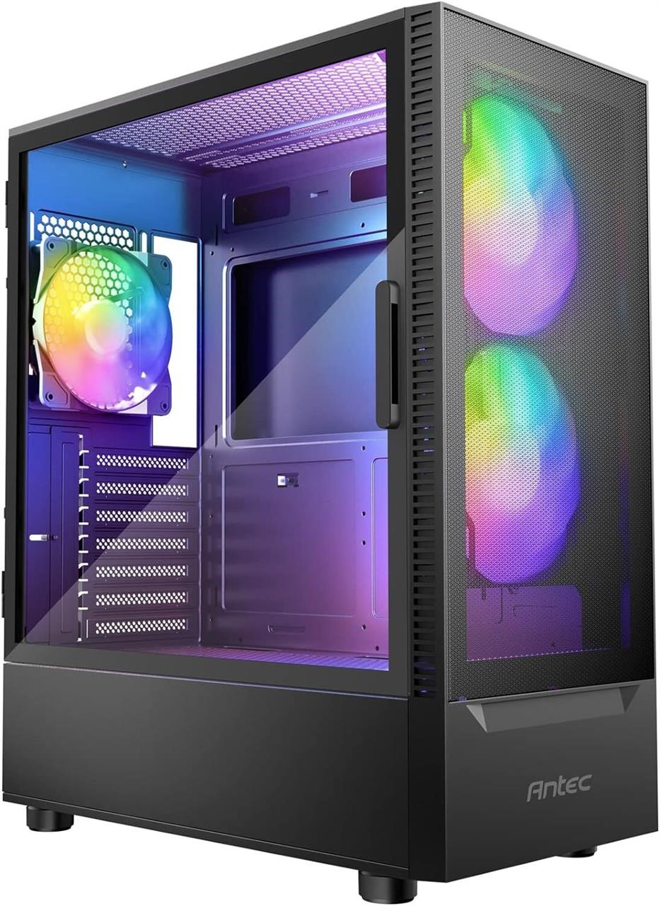 Antec NX410 ATX Mid-Tower Case, Tempered Glass