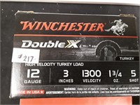 12 GAUGE DOUBLE X WINCHESTER 3IN 5 SHOT BOX OF 10