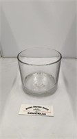 Large Clear Glass Candle Jar