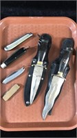 4 Pocket Knives & 2 Daggers