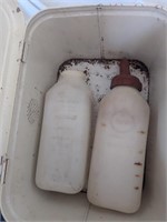 Vintage Albers Suckle bottles farm livestock feed