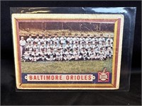 1957 Topps Baltimore Orioles Card